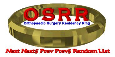 Member, Orthopaedic Surgery Residency Ring